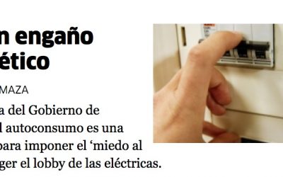 [ecooonews] "El gran engaño energético" en El Correo de Andalucía @elcorreoweb #AutoconsumoSí