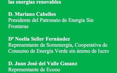 Seminario "Aspectos jurídicos, sociales y económicos de las energías renovables y desarrollo sostenible"