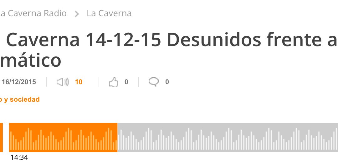 La Caverna: Desunidos frente al Cambio Climático, con Cote Romero