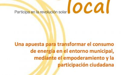 Ecooolocal: Una apuesta para transformar el consumo de energía en el entorno municipal, mediante el empoderamiento y la participación ciudadana