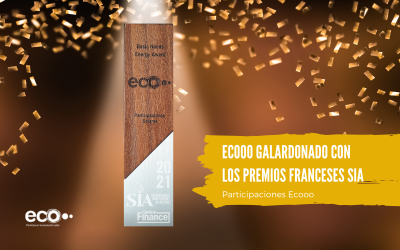 Ecooo Revolución Solar galardonado con los premios franceses de Sustainable Investment in Action, que dan reconomiento a proyectos inspiradores