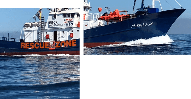 barco del proyecto de rescate humanitario marítimo
