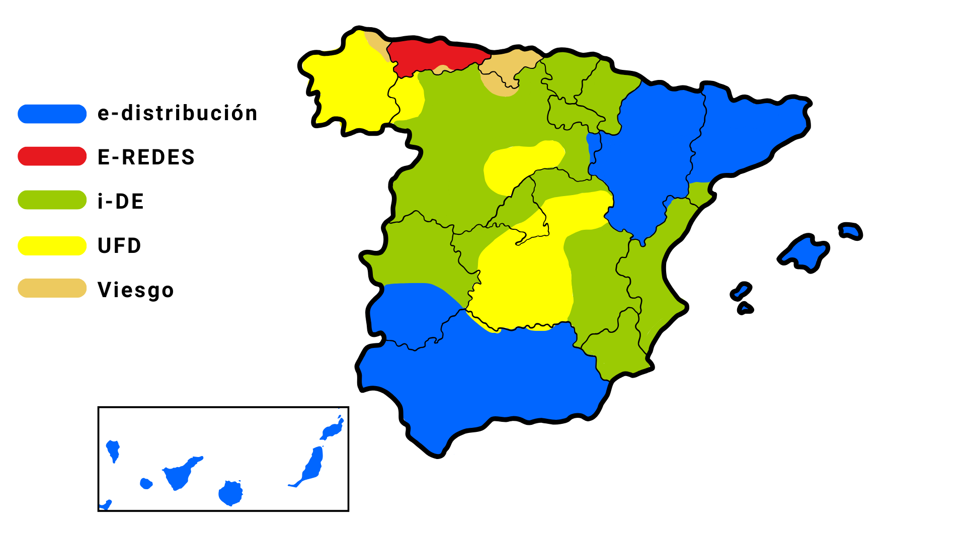 que es el cups
Mapa de las comercializadores electricas