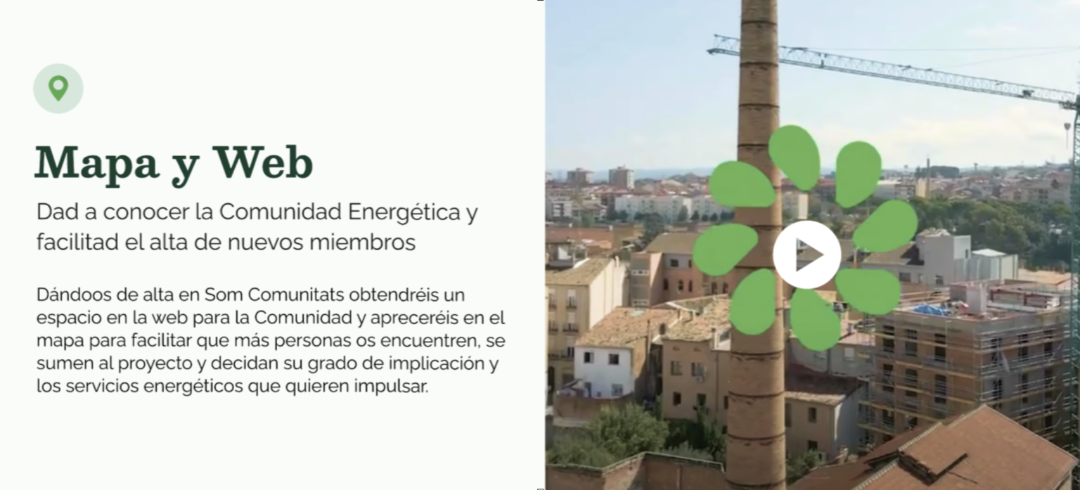 MAPA WEB SOM COMUNITATS MAPA WEB SOM COMUNITATS